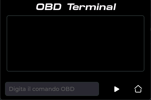 Schermata Terminale OBD